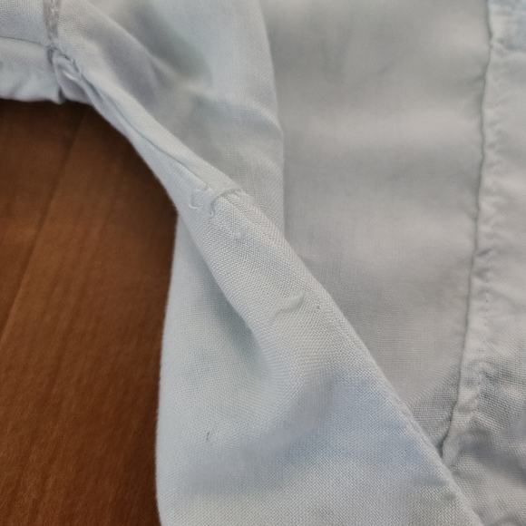 CAFFE Marrakesh Women’s Sz Med Multicolor Tie-dye 100% Rayon Pockets Tie Blouse. - Picture 10 of 10